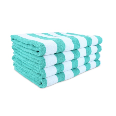 Monarch Brands Cali Cabana Towels , Green, 32PK CALICABANA-GRN-CS